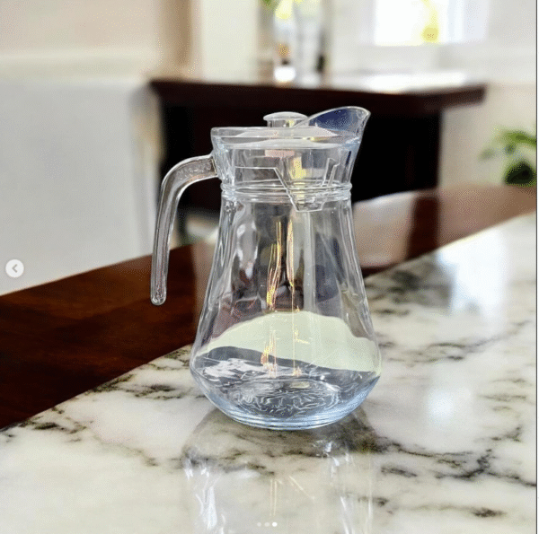 Premium Transparent Water Jug with Lid – 1.5L Elegant Design